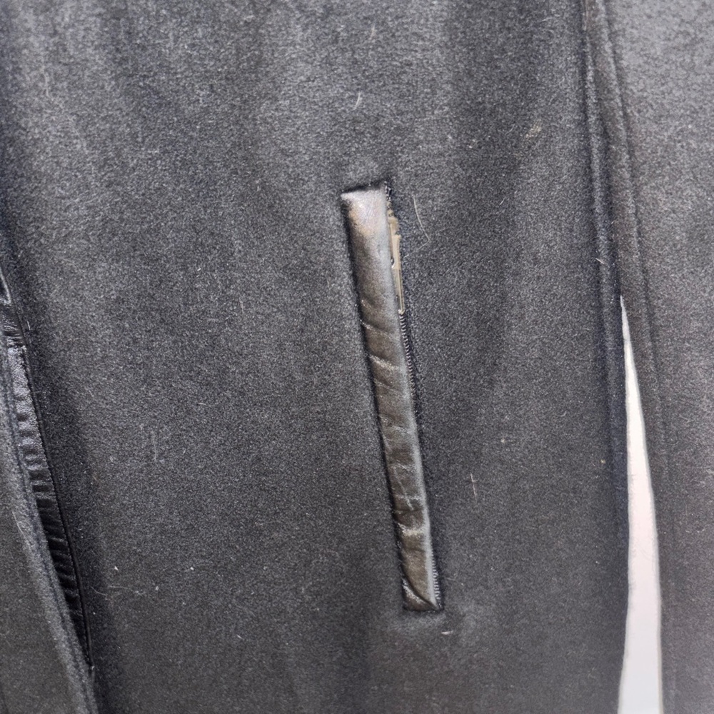 Mackage Black Wool Winter Coat Size X-Small MISSING HOOD - Picture 5 of 11